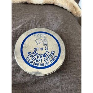 Chef Shop Alphabet Cookie cutters